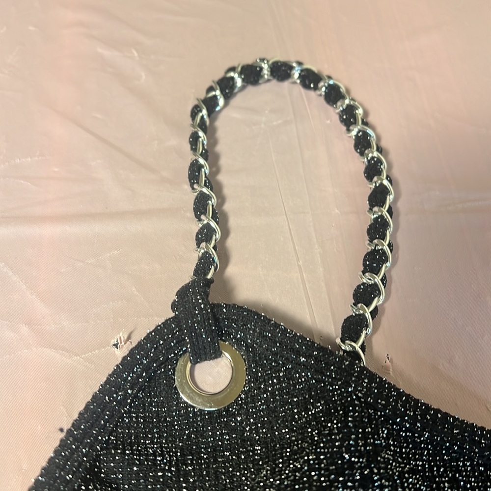 Black Rhinestone Bustiers Set - Picture 8 of 8
